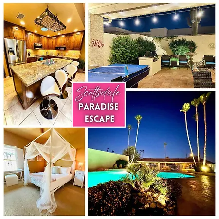 Scottsdale Paradise Escape-Close To Old Town, Next To Pool & Hot Tub Villa